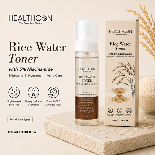 Radiant Rice Water Toner with 5% Niacinamide